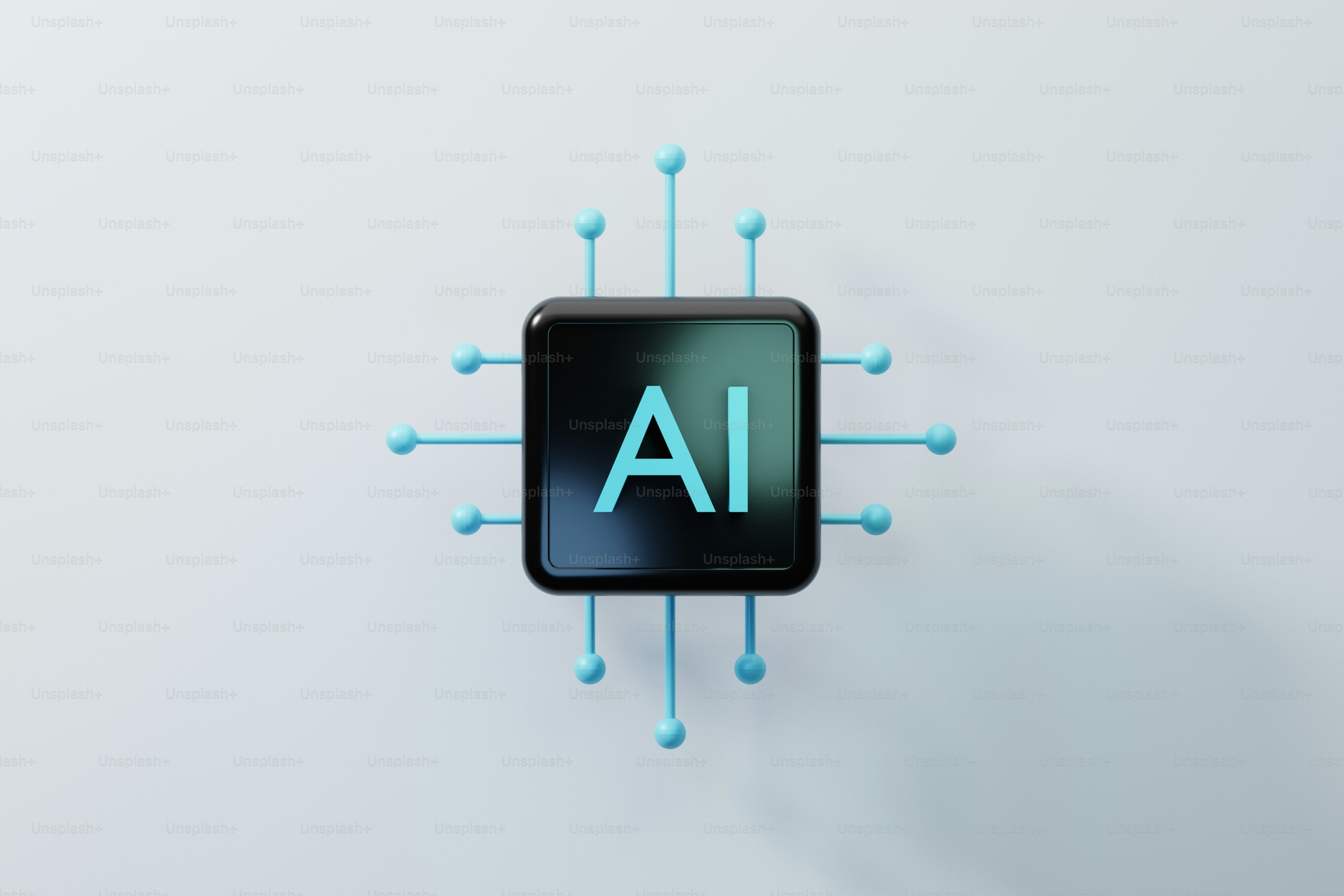 a computer screen with the word ai on it